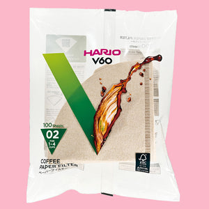 Hario Papierfilter V60 02 - "Misarashi", 100 St.