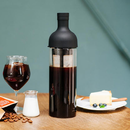 Hario Filter in Coffee Bottle - Black