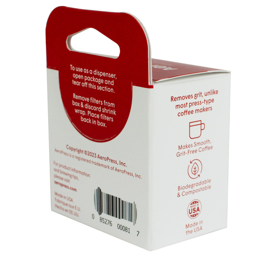 AeroPress Paper Micro-Filters 350 Sheets Standard - White