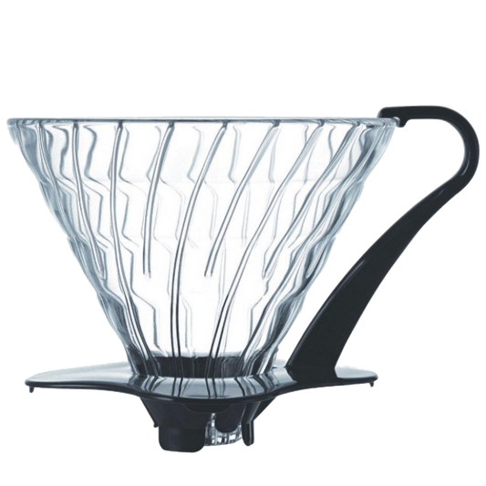 Hario Glass Coffee Dripper V60 02 - Black